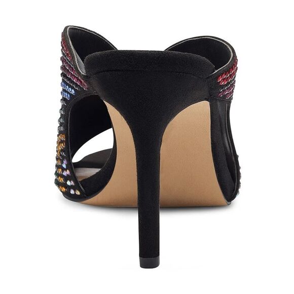 🥳 3/$26 INC International Concepts Livana Rainbow Bling Mule Heels - Picture 7 of 10
